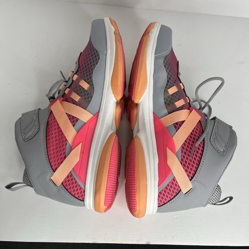 Ryka Devotion XT Mid Womens Size 10M Shoes Gray Orange Athletic Trainer Sneakers - Picture 9 of 13